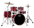 Mapex Venus 5 Piece Fusion Complete Drum Set - Crimson Red Sparkle - Used