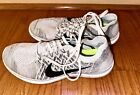 Nike Free 4.0 Flyknit Mens Running Shoes Size 11, 5 Gray-White & Black