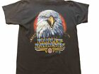 Vintage 80s 3D Emblem Harley Davidson People You Can Count On T Shirt Small