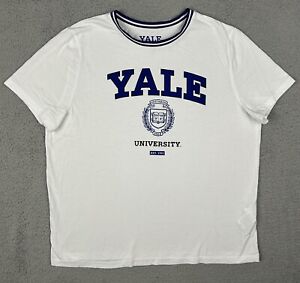 Yale University WhiteBlue T-Shirt Size 46/48 M