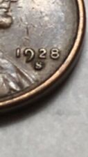 1928 S WHEAT PENNY, CENT, (LARGE S VERITY) VERY SCARCE  High Grade  Lot B99