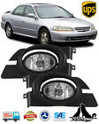 Pair Fog Lights For 1998-2002 Honda Accord Driving Bumper Lamps w/Wiring Kits (For: 2000 Honda Accord)