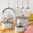 New-Kitchen Set, Cookware Set, Pots and Pans Set-Stainless Steel 10pc Set