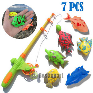 Safe Bath Toys For Toddlers Girls Boys Kids Age 1 2 3 Year Old With Fishing Pole