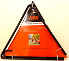NEW TRIANGLE DINNER BELL WITH STRIKING WAND 12 INCH POINT TO POINT