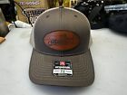 Made in USA Leather Patch Trucker Hat Mathews Archery Oval