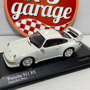 MINICHAMPS 1/43 Porsche 911 RS 1995 white diecast 430065105