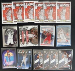 Lot of 17 Joel Embiid SP/Inserts/Parallels - 76ers