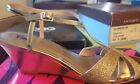 NEW Payless Fioni Womens GOLD GLITTER WEDGE Shoes Size 12