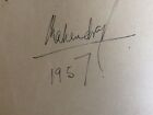 Rare! 1957 Early Signature Autograph of KING MAHENDRA OF NEPAL