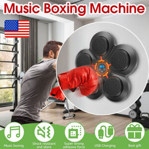 Electronic Wall Target Sandbag Training Music Boxing Machine Sports Home