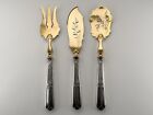 New ListingAntique 19th c. French Sterling Silver & Gilt Ice Cream Fork Knife Spoon Set
