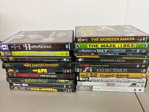 New ListingHuge Lot of Classic Horror / Sci Fi DVDs