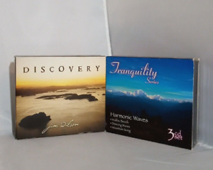 Lot of 2 Meditation CD Box Sets - Discovery by Jim Wilson + Harmonic Waves