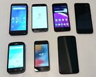 Mixed Lot of 7 Cell Phones, MOTO, GALAXY ETC For Parts Or For Fixing, SOLD AS IS