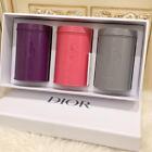 NEW Dior novelty Birthday gift can Set Of 3 Purple Pink Gray Not for sale From J