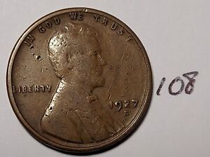 1927-S Lincoln Wheat Cent       #108