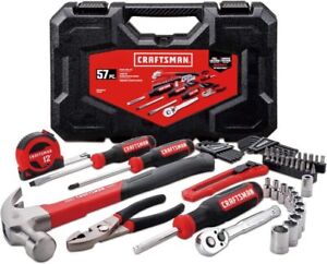CRAFTSMAN Home Tool Kit / Mechanics Tool Set, 57-Piece