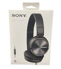 Sony MDR-ZX310AP ZX Series Wired On Ear Headphones w/Mic - Black/Blue/Red/White