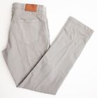 NWT CORNELIANI ID Gray Stretch Cotton Classic Five Pocket Pants Jeans 40 (EU 56)