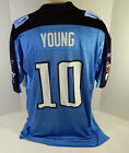 Tennessee Titans Vince Young #10 Replica Authentic Blue Jersey Reebok Used XL 9