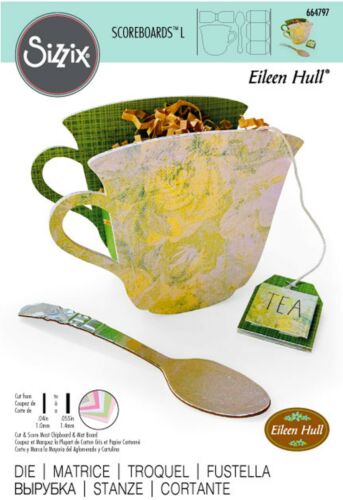 Sizzix 3D Teacup & Spoon Bigz L die #664797 Retail $34.99 by Eileen Hull