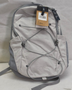 The North Face Jester Backpack TNF White Metallic Grey Breathable Lumbar Bag 27L