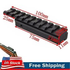 11mm to 20mm Dovetail Extension Weaver Picatinny Adapter Riser Rail Mount Base