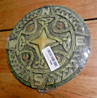 10” Glow-In-The-Dark Celtic Compass Decorative Stone - Yard Decoration