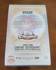 2021 Topps Allen & Ginter Chrome Empty Display Hobby Box Mint!!