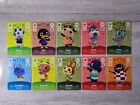 Animal Crossing Amiibo card Series 1 Lot of 10 Villagers MINT