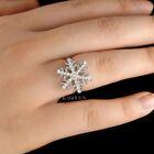 SNOWFLAKE made with Swarovski Crystal Christmas Holiday Winter Ring Jewelry Gift