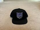Mitchell & Ness Sacramento Kings Black One Size NBA Hat Cap EUC