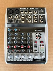 New ListingBehringer Xenyx Q802USB 8-channel Analog Streaming Mixer