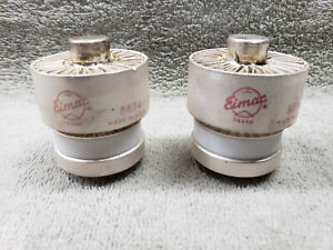 Eimac 8874 / 3CX400A7 Ceramic Transmitting Tube Pair for Alpha Amplifier-Tested