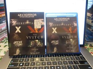 A24 Horror 5-Film Collection Hereditary, X, The Witch, Green Room LIKE NEW