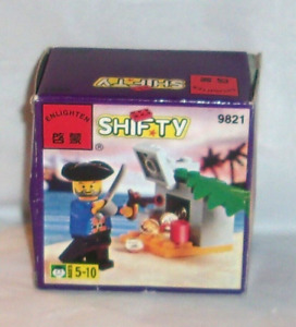 Enlighten Shifty 9821 Pirate New in Box missing instructions RARE!