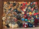 Lot Vintage Buttons 6.5 Pounds Assorted Sizes And Colors
