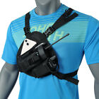ABBREE Shoulder Bags Hands Chest Harness Bag Holster for Baofeng Two Way Radio