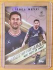 2021-22 Topps UEFA Best Of The Best #14 Lionel Messi - PSG #BB-14