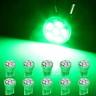 10x T10 194 168 3020-SMD LED Green Bulbs License Plate Instrument Cluster Lights