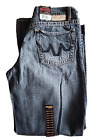 Vintage Paco Straight Wide Leg P5158 Premium distressed Denim Jeans size 33 x 30