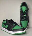 Size 11 - Air Jordan 1 low Black Lucky Green - No Box