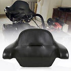 Smooth Wrap-around King Tour Pack Trunk Backrest Pad For Harley 14-24 Touring