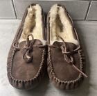 women's chestnut colored ugg moccasins with ties Size 6 Dakota