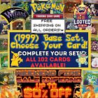 1999 Pokemon Base Set: Choose Your Card! Shadowless & Unlimited - 100% Authentic