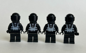 Lego Blacktron Minifigure lot of 4 Space 6987 vintage sp001 astronaut figure