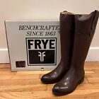 Frye Jayden Button Size 8.5 B Knee High Leather Riding Boots Dark Gray 76095