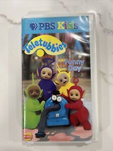 Teletubbies Funny Day (VHS 1999) PBS Kids Vol 5 Clamshell Vtg Children's TV Show
