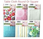 flannel back vinyl table cloth spring waterproof assorted colors and size